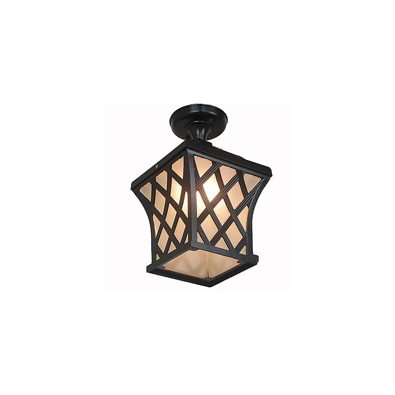 Lámpara rural americana para jardín, patio, exterior, impermeable, estilo uva