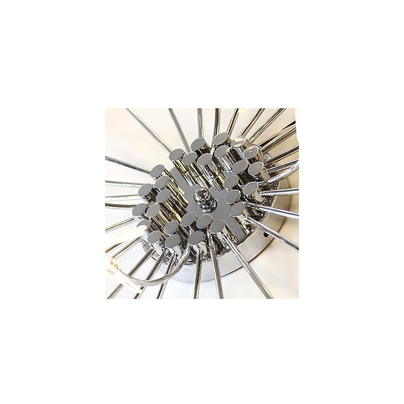 Lámpara de araña moderna y contemporánea de metal cromado para niños, ideal para diseñadores de estilo mini.