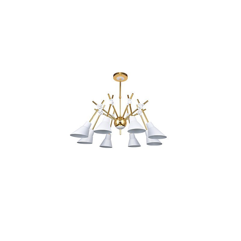 Lámpara de araña artística con dirección ajustable personalizada Lámpara de araña N