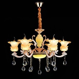 Lámpara colgante de metal estilo mini de cristal, moderna, contemporánea, tradicional, clásica, de aleación de zinc.