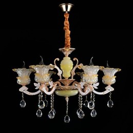 Lámpara colgante de metal estilo mini de cristal, moderna, contemporánea, tradicional, clásica, de aleación de zinc.