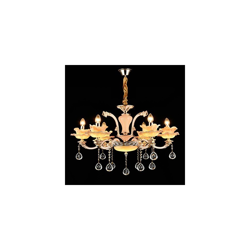 Lámpara colgante de metal estilo mini de cristal, moderna, contemporánea, tradicional, clásica, de aleación de zinc.
