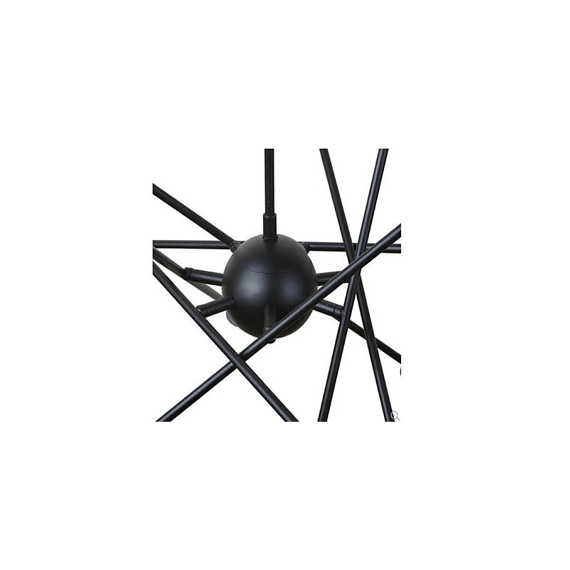 Lámpara de araña de 2 focos con diseño de cabaña rústica para diseñadores de interiores de metal.