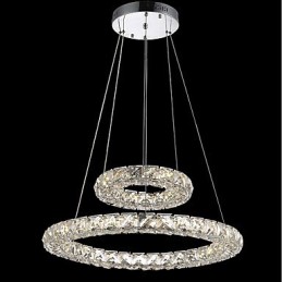 Lámparas de araña de cristal, lámparas colgantes de interior, lámparas de techo, accesorios de iluminación regulables con control remoto