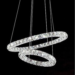 Lámparas de araña de cristal, lámparas colgantes de interior, lámparas de techo, accesorios de iluminación regulables con control remoto