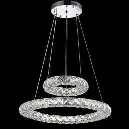 Lámparas de araña de cristal, lámparas colgantes de interior, lámparas de techo, accesorios de iluminación regulables con control remoto