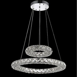 Lámparas de araña de cristal, lámparas colgantes de interior, lámparas de techo, accesorios de iluminación regulables con control remoto