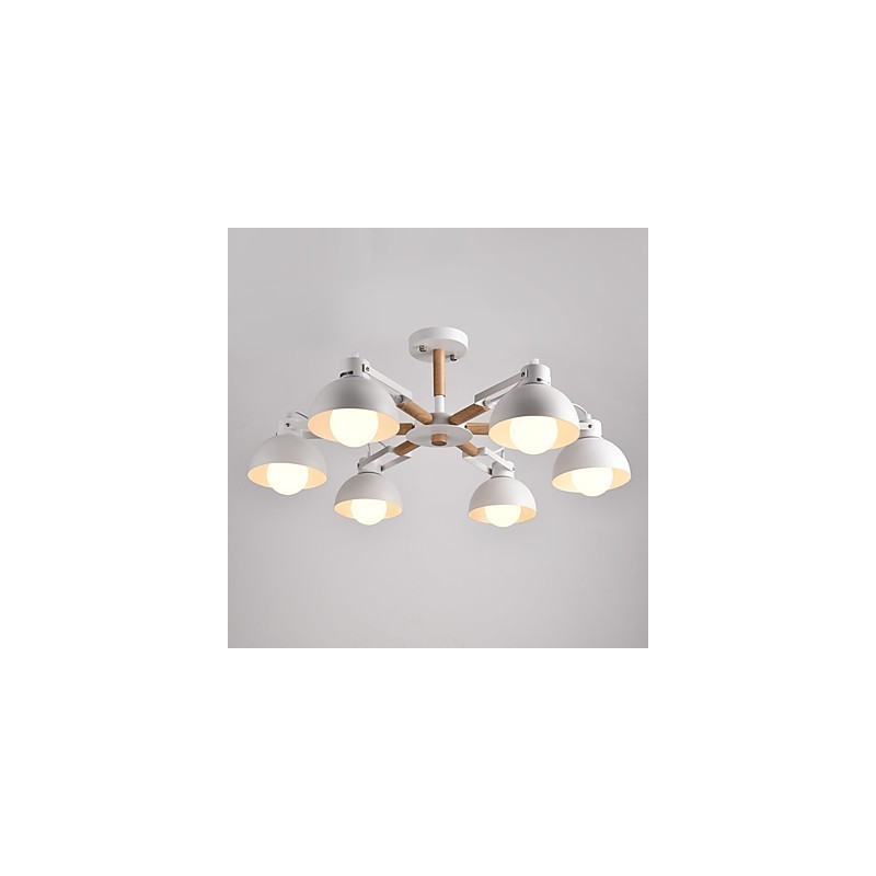 Lámpara de araña de metal estilo mini, con pintura retro vintage rústica clásica tradicional.