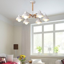 Lámpara de araña de metal estilo mini, con pintura retro vintage rústica clásica tradicional.