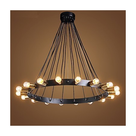 Lámpara de araña creativa nórdica retro industrial para ático Lámpara de araña creativa nórdica retro industrial para ático