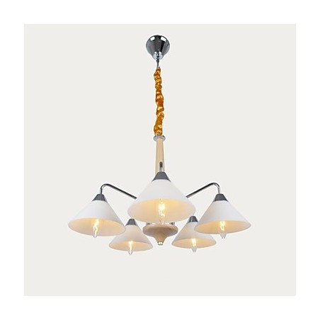 Lámpara de araña contemporánea moderna de 5 luces para