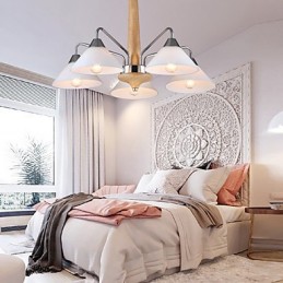 Lámpara de araña contemporánea moderna de 5 luces para