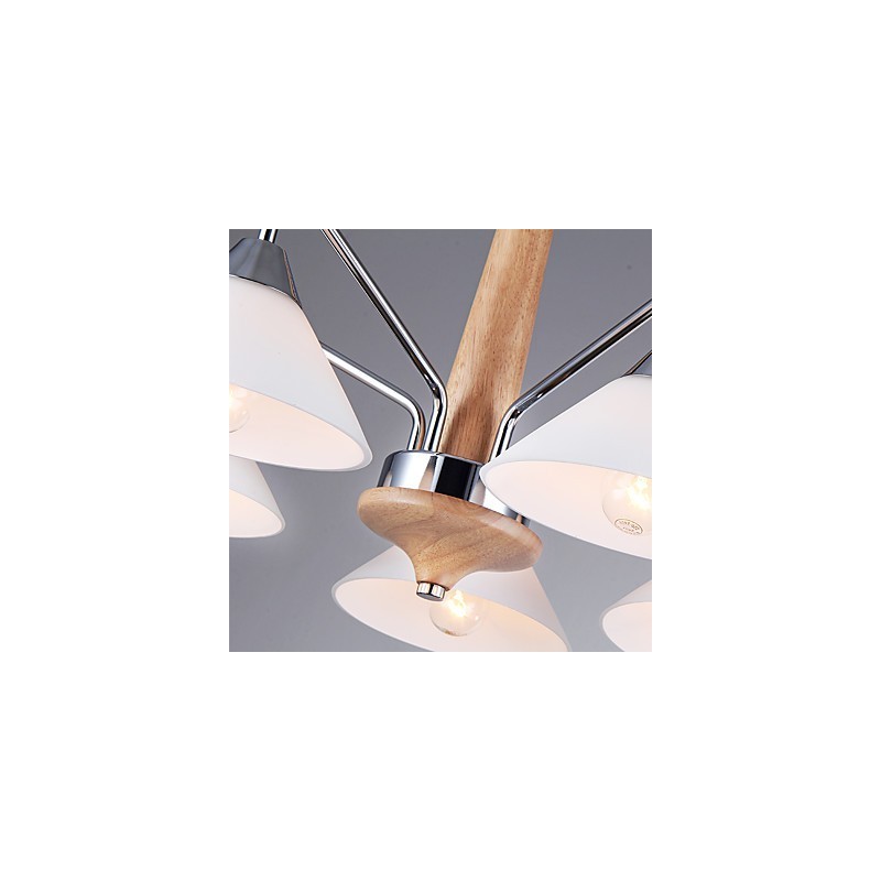 Lámpara de araña contemporánea moderna de 5 luces para