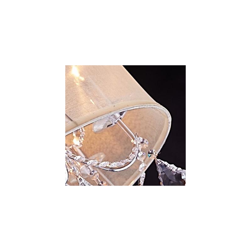 Lámpara de araña de metal moderna, contemporánea, tradicional, clásica, campestre, cromada, para diseñadores de estilo mini de cristal.