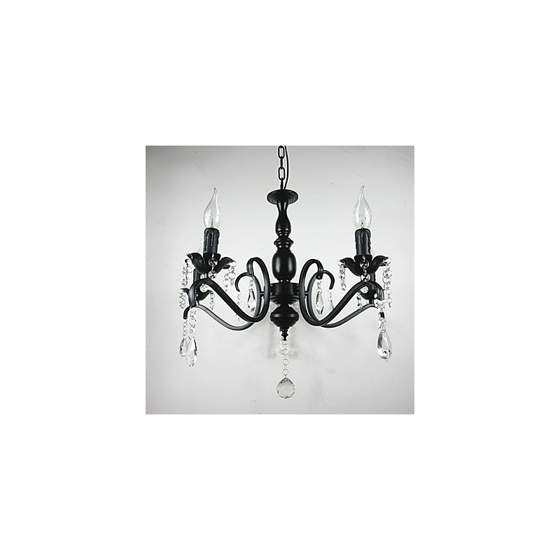 Lámparas novedosas de estilo europeo de hierro forjado, originalidad, individualidad, decoración, lámpara de vela, candelabro.