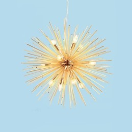 Línea creativa de 10 luces de cobre de imitación retro