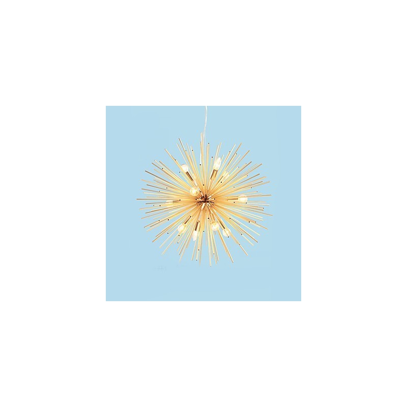 Línea creativa de 10 luces de cobre de imitación retro