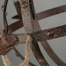 Lámpara de araña vintage de metal
