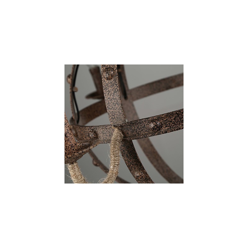Lámpara de araña vintage de metal