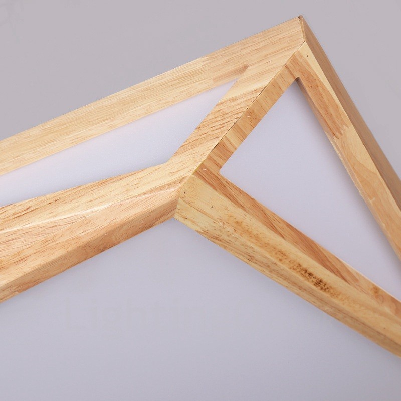 Lámparas de techo empotradas de estilo nórdico contemporáneo moderno con pantalla acrílica