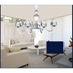 Colgante de hongo de cristal creativo minimalista moderno 8