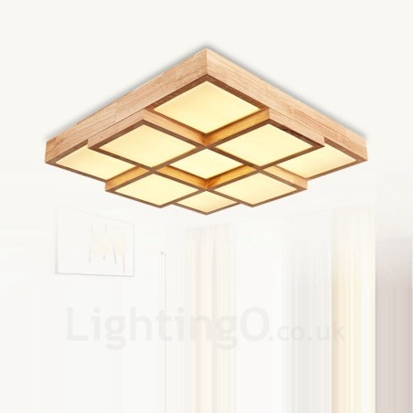 Lámparas de techo empotradas de estilo nórdico contemporáneo moderno con pantalla acrílica Lámparas de techo empotradas de estilo nórdico contemporáneo moderno con pantalla acrílica