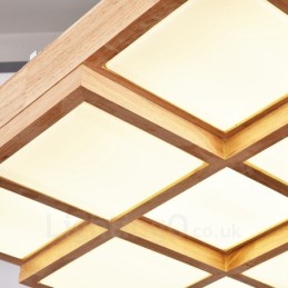 Lámparas de techo empotradas de estilo nórdico contemporáneo moderno con pantalla acrílica