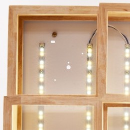 Lámparas de techo empotradas de estilo nórdico contemporáneo moderno con pantalla acrílica