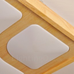 Lámparas de techo empotradas modernas y contemporáneas con pantalla acrílica