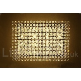 Lámpara colgante de techo de cristal moderna, lámparas de araña para interiores, accesorios de iluminación