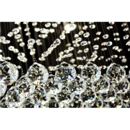 Lámpara colgante de techo de cristal moderna, lámpara de araña para interiores, accesorio de iluminación