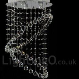Lámpara colgante de techo de cristal moderna de 5 luces para interiores, lámparas de araña, accesorios de iluminación