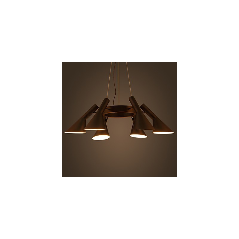 Lámpara de araña moderna de 6 luces