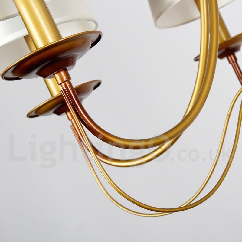 Lámpara de araña de 12 luces estilo rústico mediterráneo, moderna y contemporánea, estilo vela