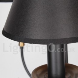 Lámpara de araña estilo vela retro contemporáneo de 6 luces
