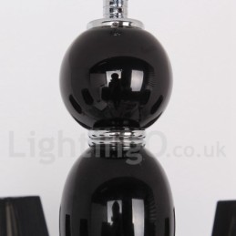 Lámpara de araña contemporánea de cristal K9 de 5 luces blancas estilo vela