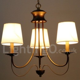 Lámpara de araña de 3 luces estilo rústico mediterráneo, moderna y contemporánea, estilo vela