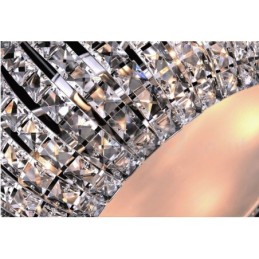 Lámpara colgante de techo de cristal K9 moderna, lámpara de araña para interiores, lámparas de tambor, accesorios de iluminación
