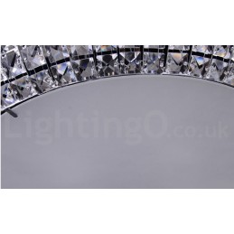 Lámpara colgante de techo de cristal K9 moderna, lámpara de araña para interiores, lámparas de tambor, accesorios de iluminación