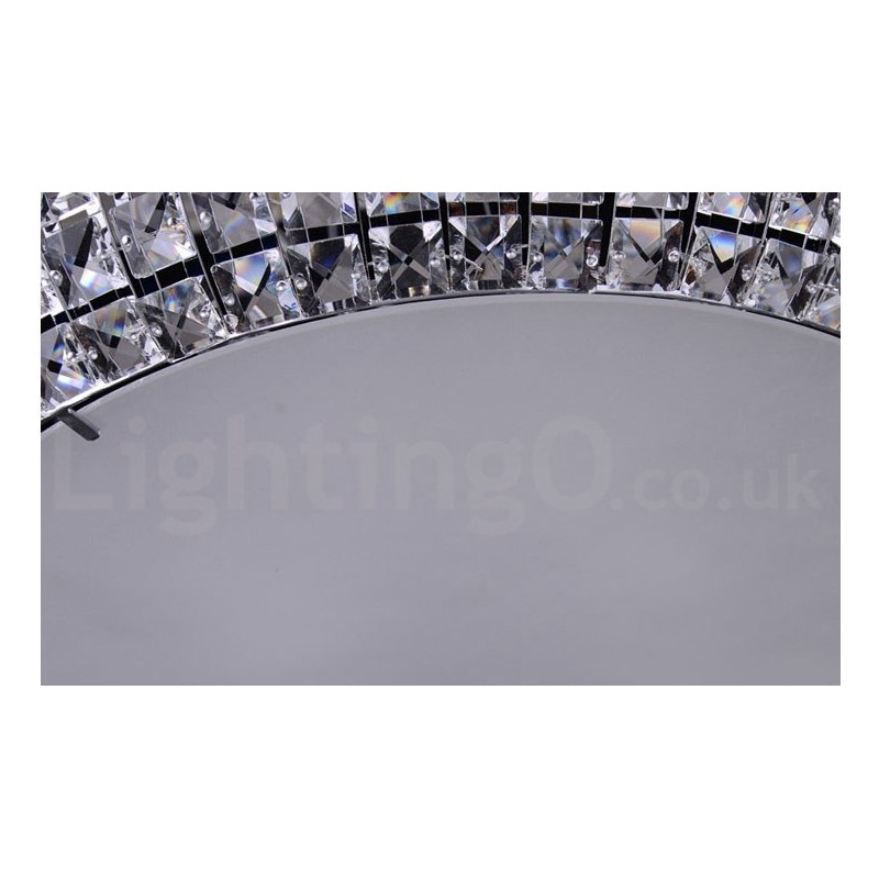 Lámpara colgante de techo de cristal K9 moderna, lámpara de araña para interiores, lámparas de tambor, accesorios de iluminación