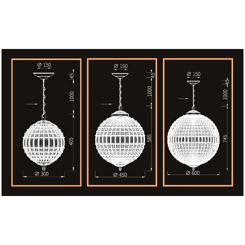 Lámpara colgante de techo de cristal K9 moderna con forma de globo, lámpara de araña para interiores, lámparas de tambor, accesorios de iluminación