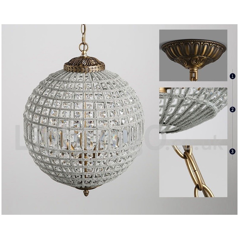 Lámpara colgante de techo de cristal K9 moderna con forma de globo, lámpara de araña para interiores, lámparas de tambor, accesorios de iluminación