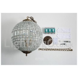 Lámpara colgante de techo de cristal K9 moderna con forma de globo, lámpara de araña para interiores, lámparas de tambor, accesorios de iluminación