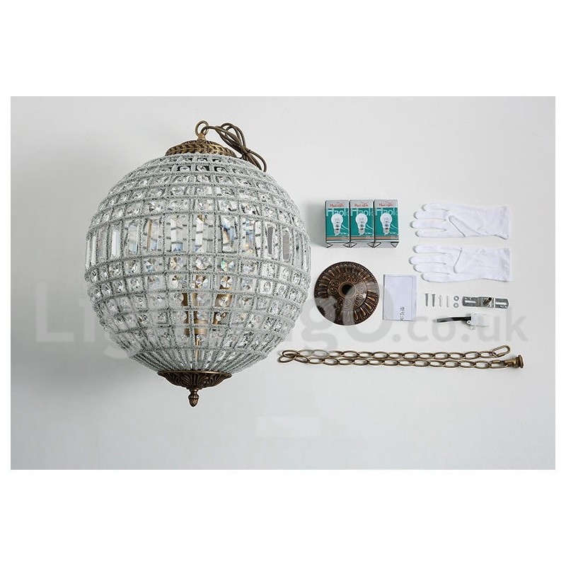 Lámpara colgante de techo de cristal K9 moderna con forma de globo, lámpara de araña para interiores, lámparas de tambor, accesorios de iluminación