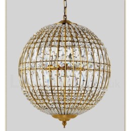 Lámpara colgante de techo de cristal K9 moderna con forma de globo, lámparas de araña para interiores, accesorios de iluminación