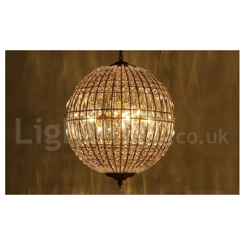 Lámpara colgante de techo de cristal K9 moderna con forma de globo, lámparas de araña para interiores, accesorios de iluminación