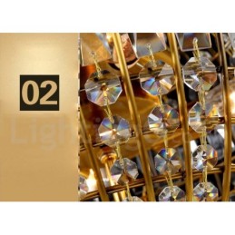 Lámpara colgante de techo de cristal K9 moderna con forma de globo, lámparas de araña para interiores, accesorios de iluminación