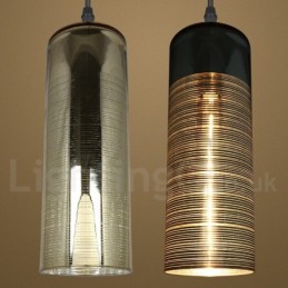 Lámpara colgante de salón con luz de cristal europea