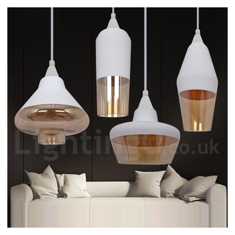 Lámpara colgante de cristal estilo salón retro europeo