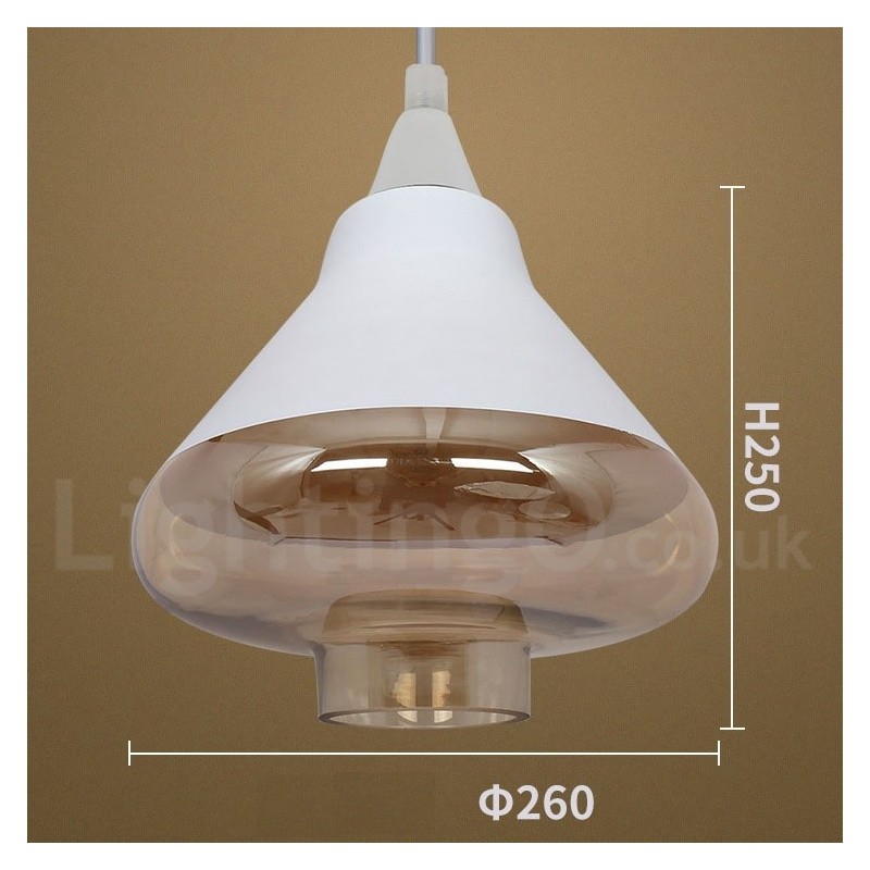 Lámpara colgante de cristal estilo salón retro europeo